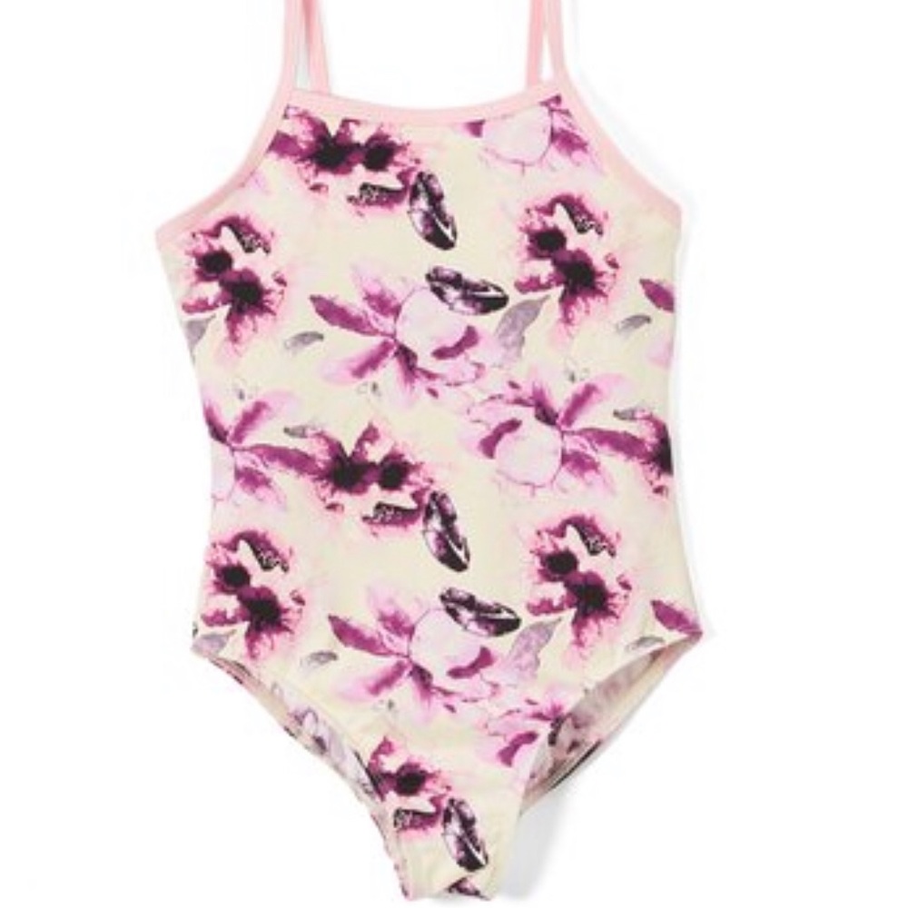 Orchid One Piece Girls Swim Size 8 NWOT